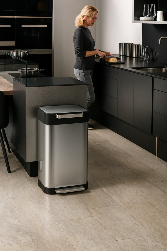 HomePress Pro Inox 50L – La poubelle qui compresse pour vous simplifier la vie