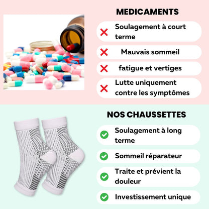Chaussettes de contention orthopédiques OrthoVital